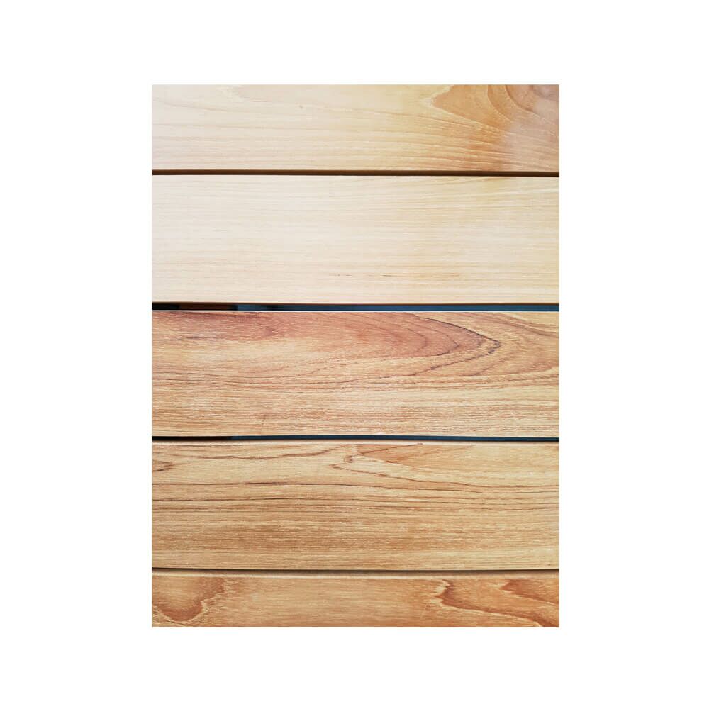  Aluminium-Gartentisch Mit Teak-Holz Platte - Tisch Spirabilis