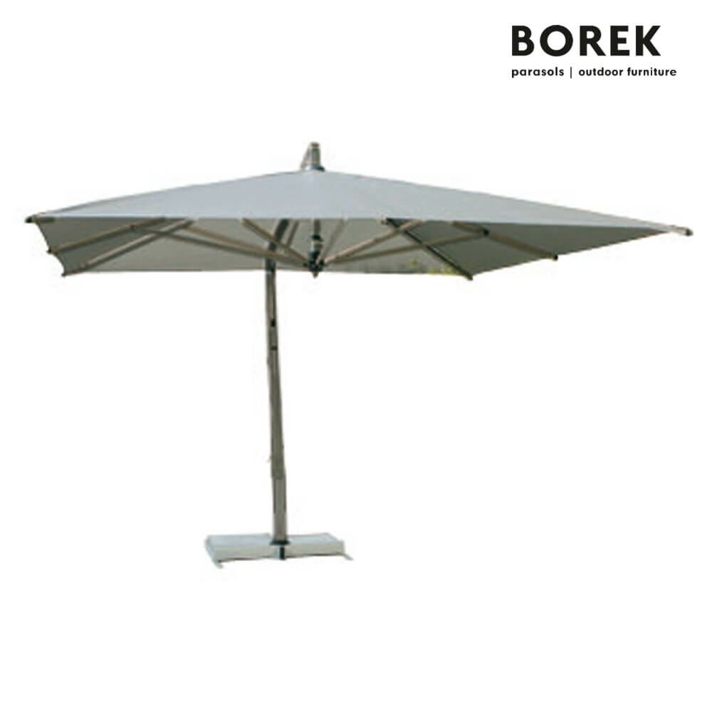  Ampelschirm Kippbar - Borek- Mit Kurbel - Aluminium - Hochwertig - Rodi Sonnenschirm Graphite