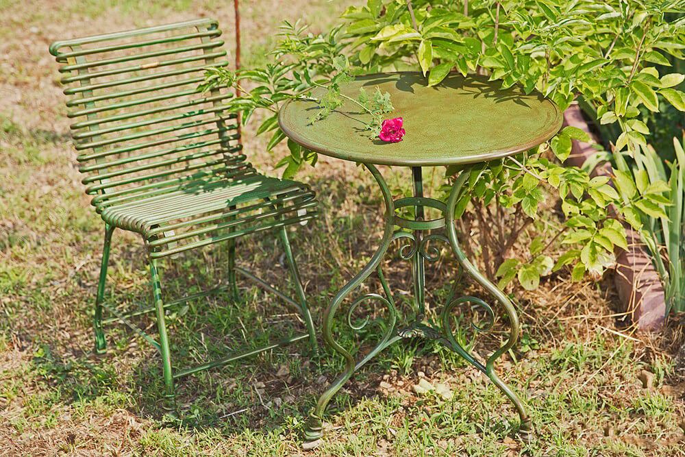  Antik Gartenmöbel Sitzgruppe Aus Schmiedeeisen - Thierry