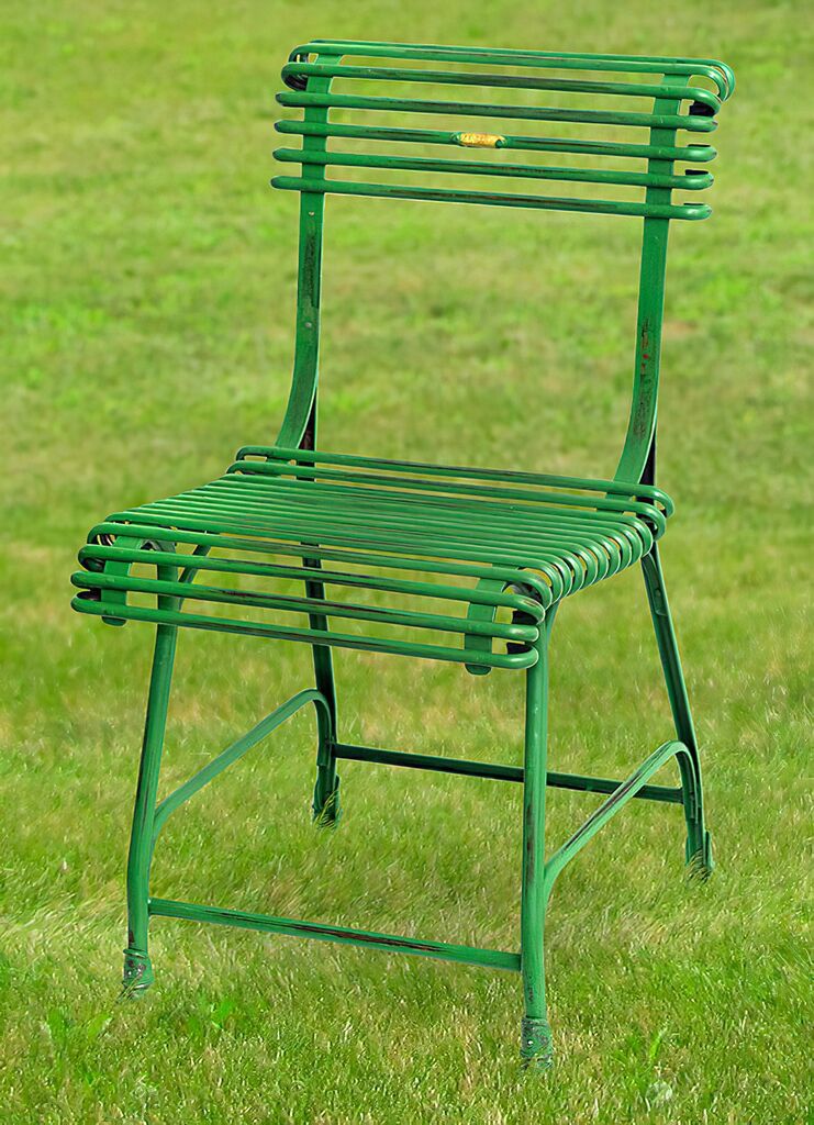  Antik Nostalgischer Garten Stuhl Aus Eisen - Ambre