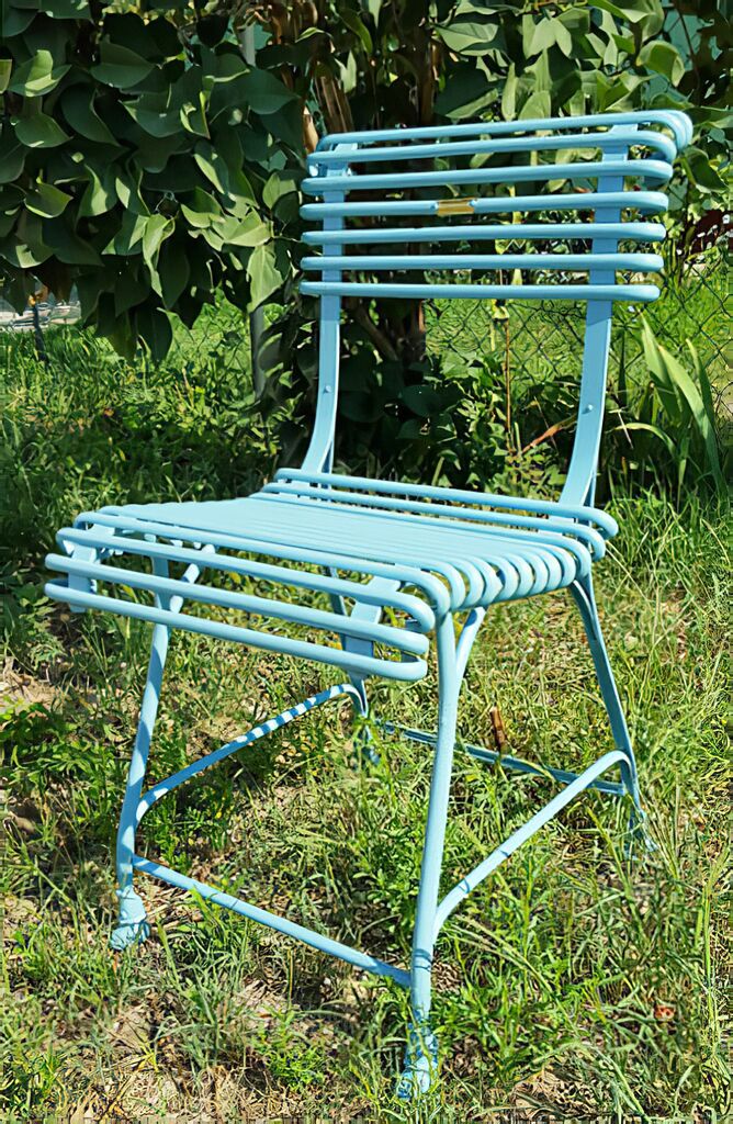  Antik Nostalgischer Garten Stuhl Aus Eisen - Ambre
