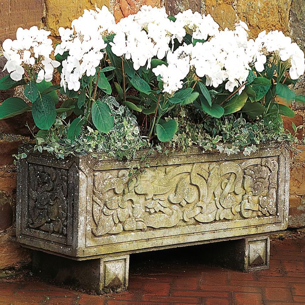  Antik Stein Blumenkübel Groß XXL - Coley Park
