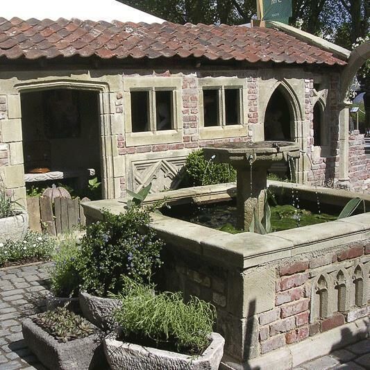  Antik Steinguss Garten Ruine - Kenton Farm