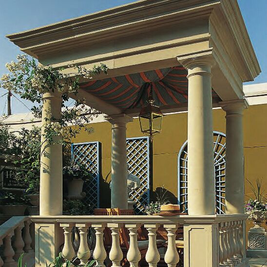  Antiker Garten Pavillon Aus Stein - Rechteckig