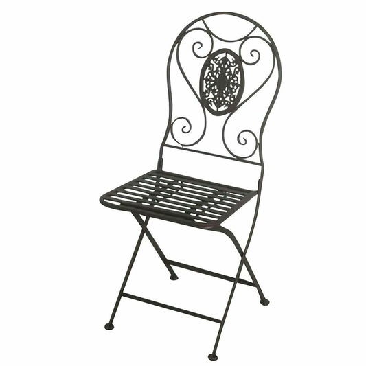  Antiker Gartenstuhl Klappbar Aus Metall Mit Antikfinish - Teramo