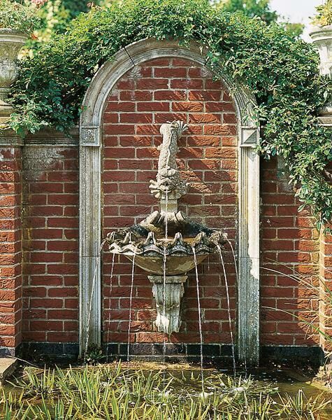  Antiker Wandbrunnen Sandstein - Cheriton