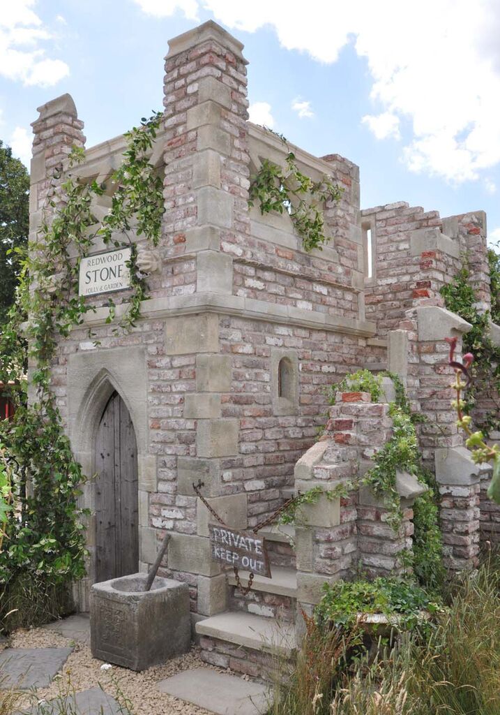  Antiker XXL Tower Aus Stein Mit Treppe & Plattform - Towerwell House