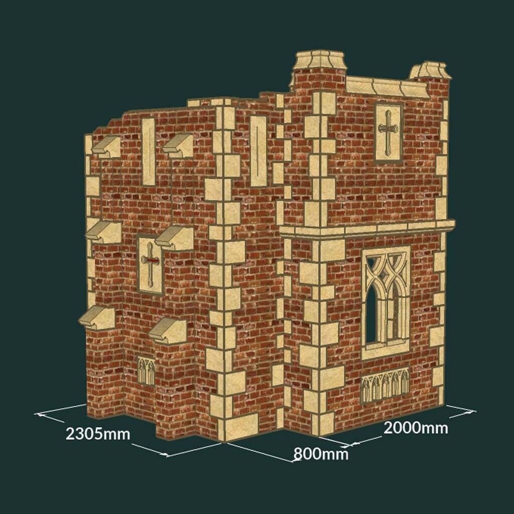  Antiker XXL Tower Aus Stein Mit Treppe & Plattform - Towerwell House