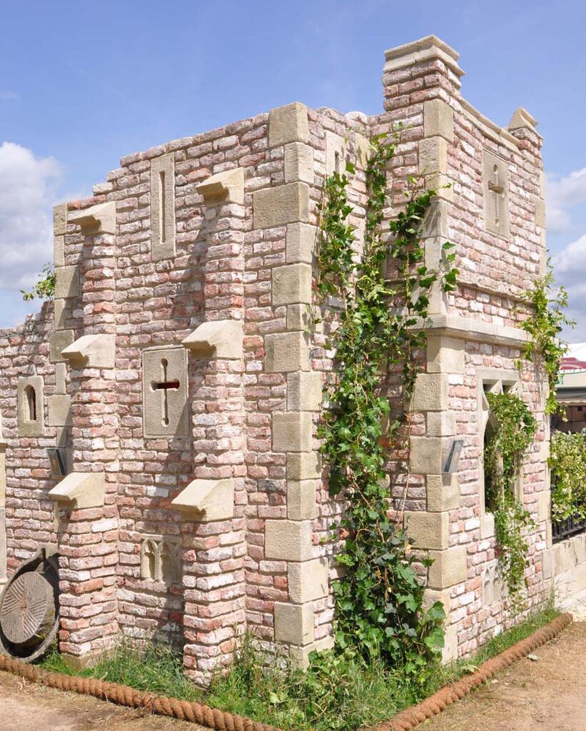  Antiker XXL Tower Aus Stein Mit Treppe & Plattform - Towerwell House