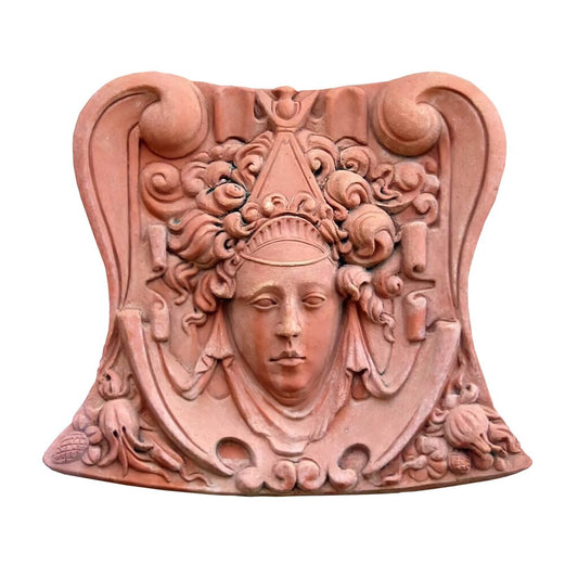  Antikes Relief Für Die Wand Aus Terrakotta - Ornella