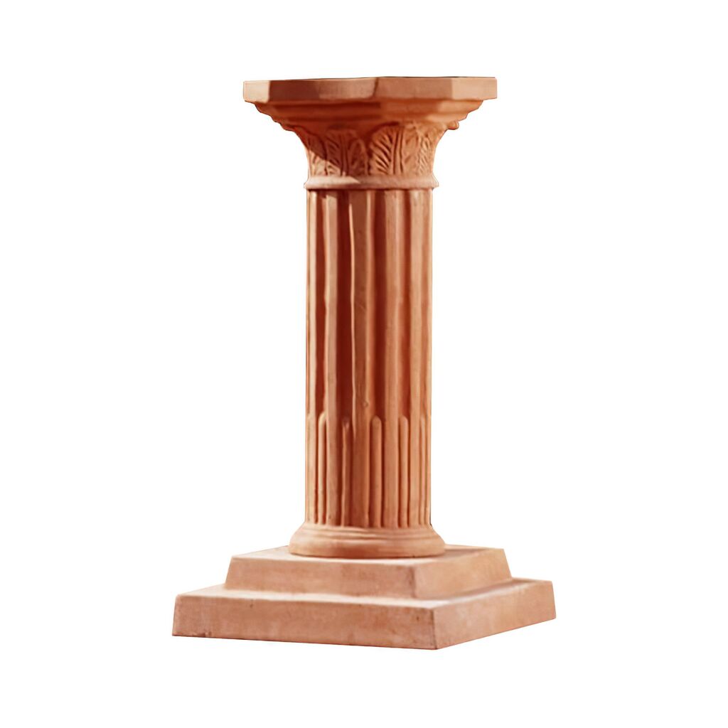  Antikes Terracotta Podest Für Den Garten - Cincinato