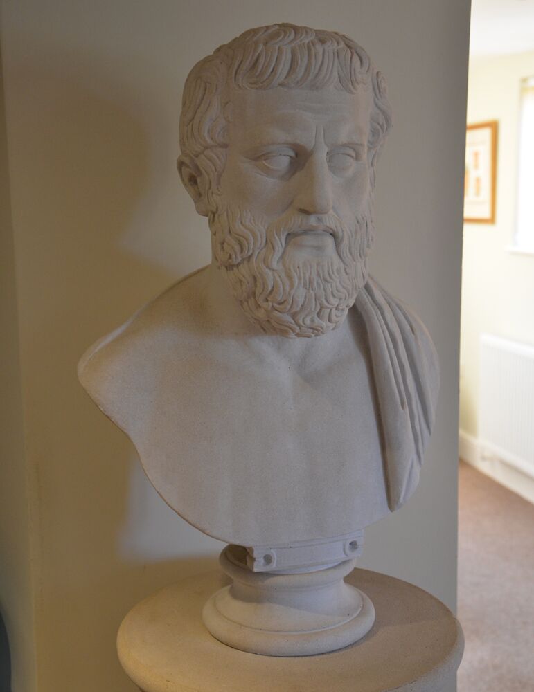  Aristoteles - Gartenbüste Aus Stein