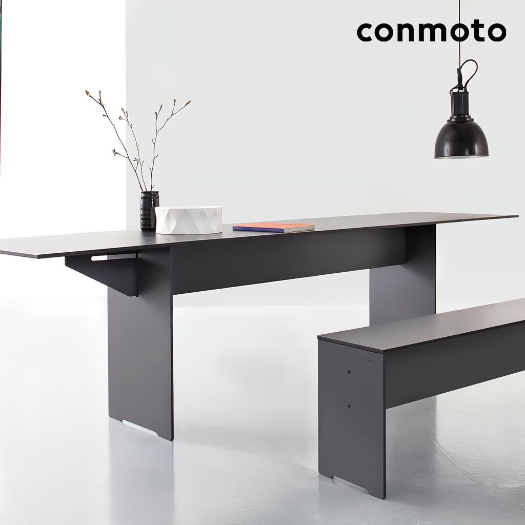  Ausklappbarer HPL Garten Esstisch 200/344cm - Riva Klapptisch