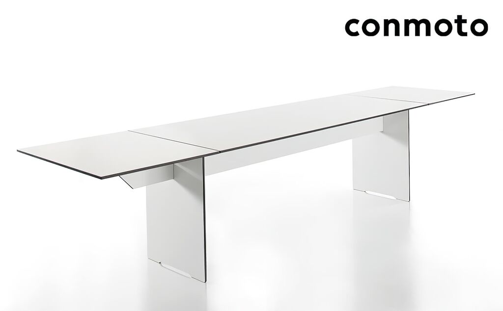  Ausklappbarer HPL Garten Esstisch 200/344cm - Riva Klapptisch