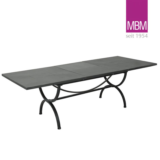  Ausziehtisch Aus Schmiedeeisen - 180/240x100cm - MBM - Ausziehtisch Medici