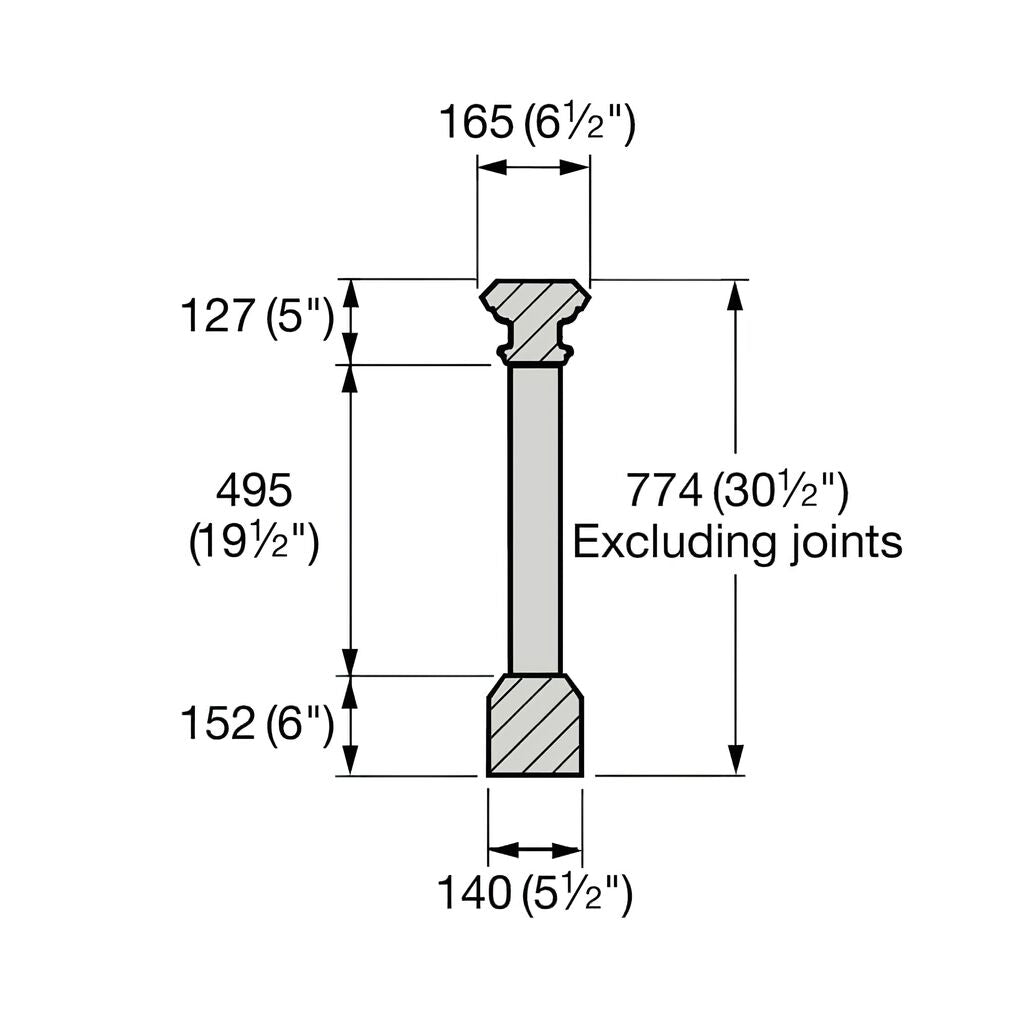  Balustrade Geländer Aus Steinguss - Barandilla