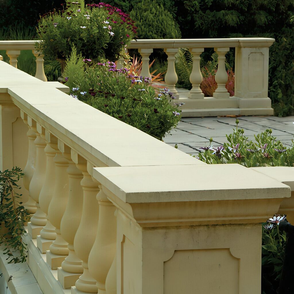  Balustrade Mit Geradem Abschluss Mittig - Redondo