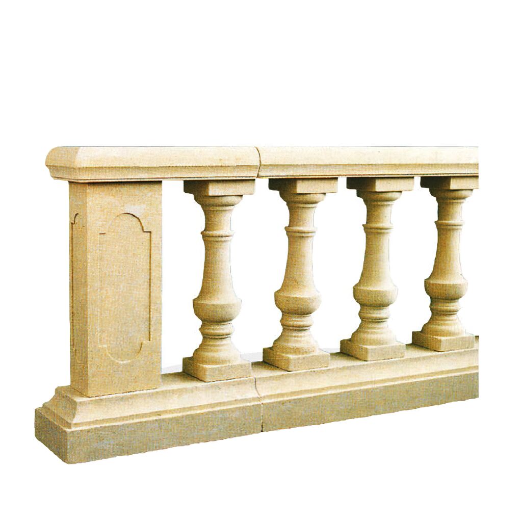  Balustrade Mit Kegelartigen Balustersäulen Aus Steinguss - Nangan