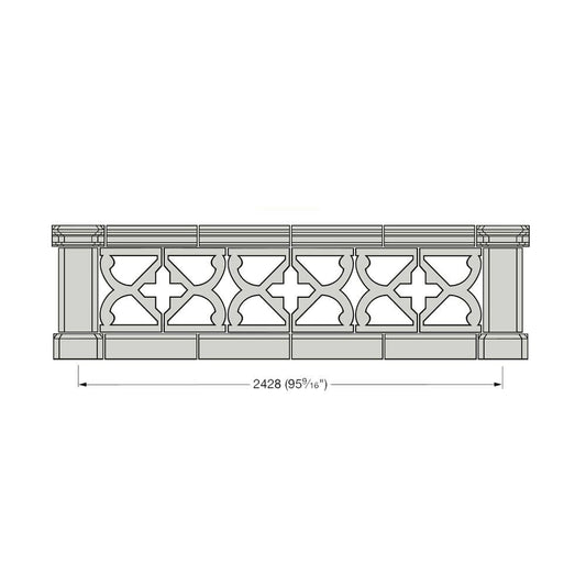  Balustrade Parapet Individuell Stein - Baranda