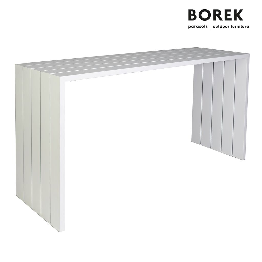  Bar Tisch Für Den Garten - Aluminium - Von Borek - 110x200x64cm - Samos Bartisch