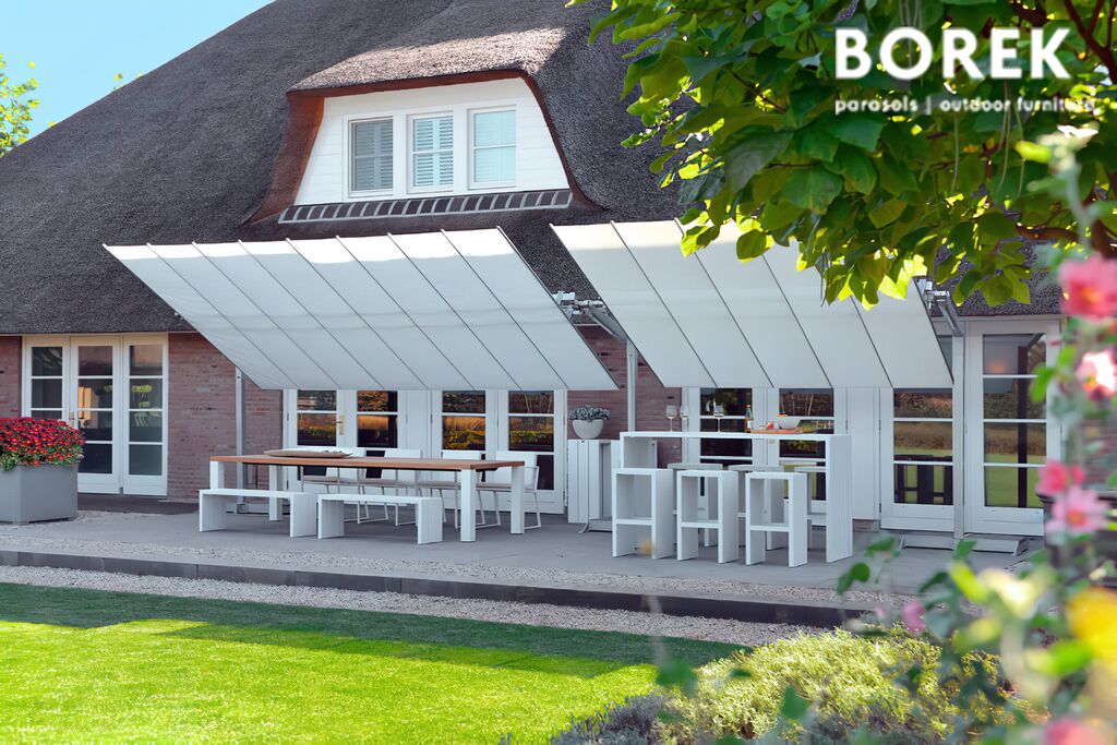  Bar Tisch Für Den Garten - Aluminium - Von Borek - 110x200x64cm - Samos Bartisch