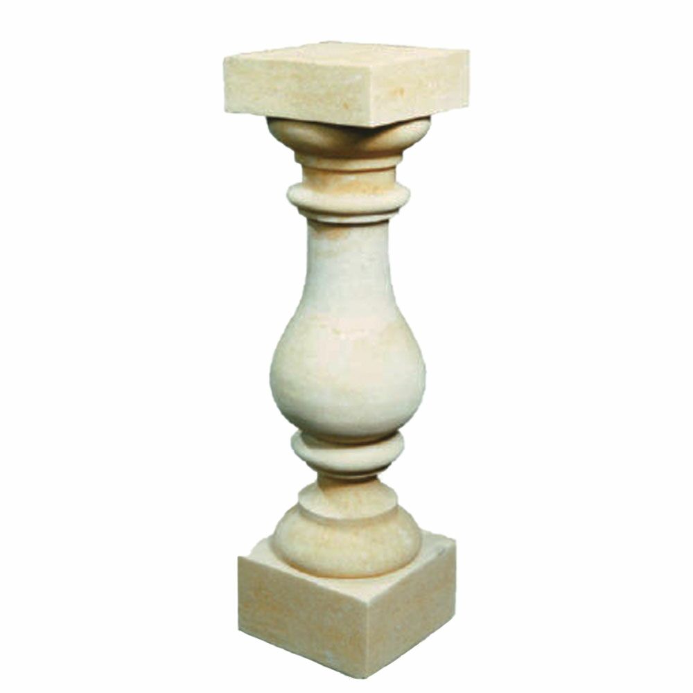  Bauchige Säule Im Zeitlosen Design Für Gartenfiguren Aus Steinguss - Amidi