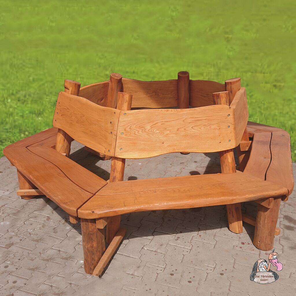  Baumbank Aus Holz Nach Individuellen Wünschen - Die Holzidee - Baumbank