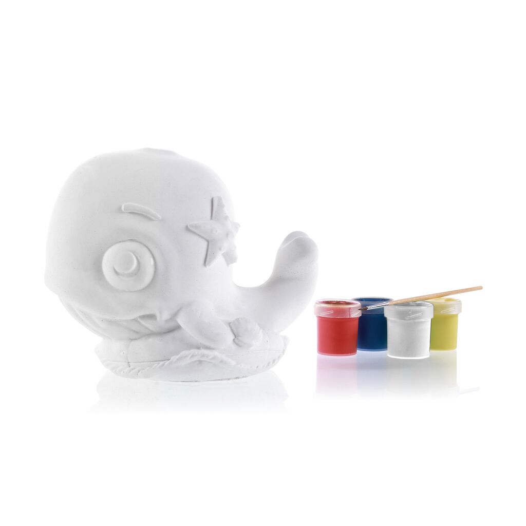  Bemalbare Walstatue Aus Gips Mit Farben - Lustige Tierfigur - Wego