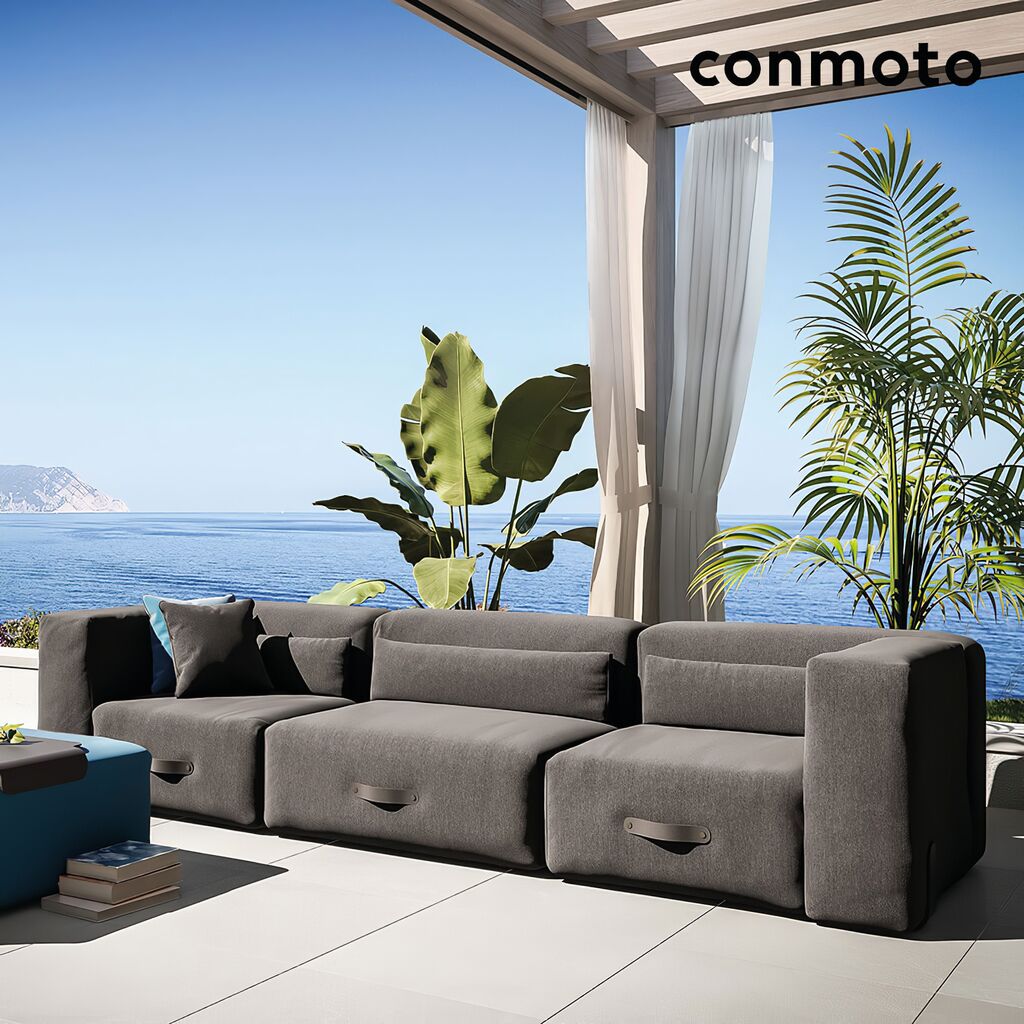  Bequemes Loungesofa 4-Sitzer Aus Sunbrella - Miami Sofa