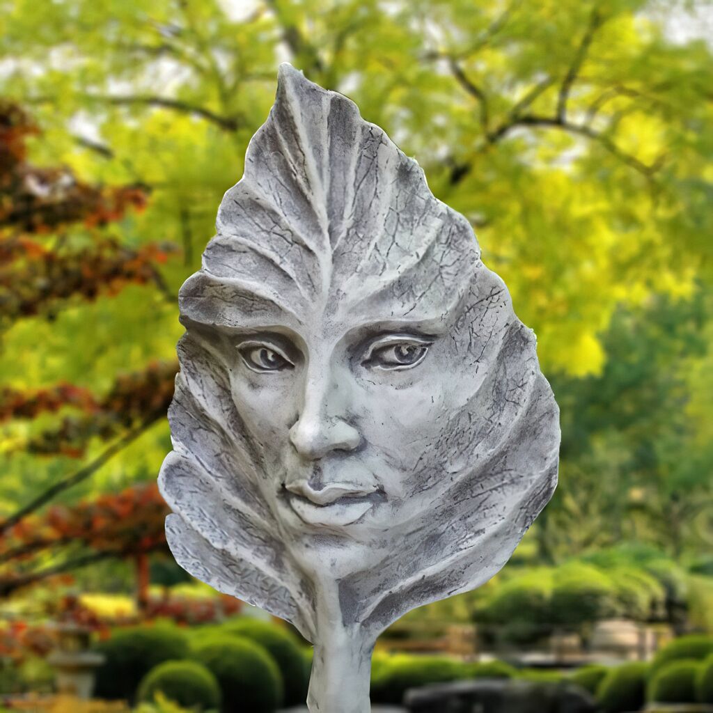  Besonderes Buchenblatt Aus Stein Mit Gesicht - Plant Fagus