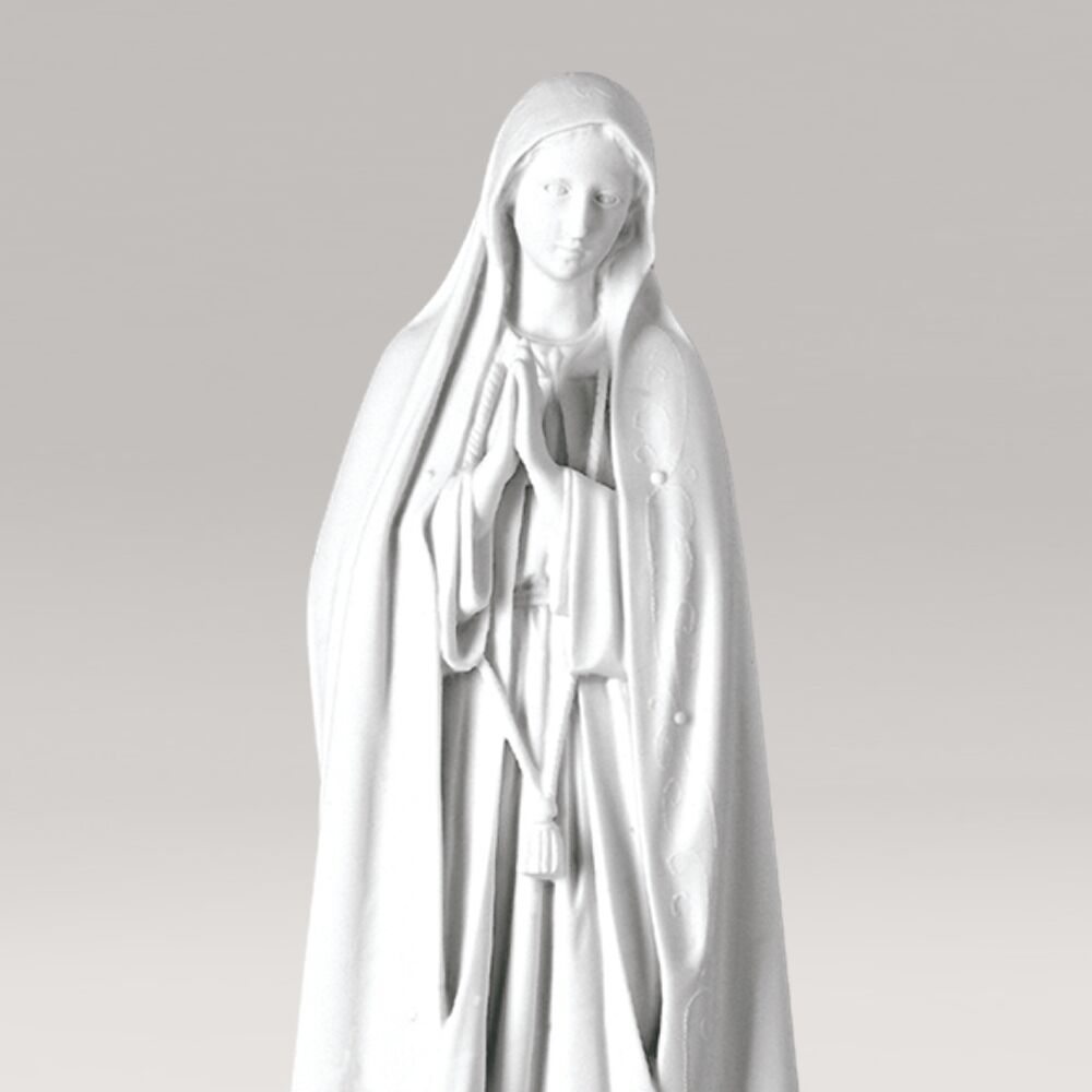  Betende Gartenfigur Heilige Mutter Aus Marmorguss - Madonna Gracia