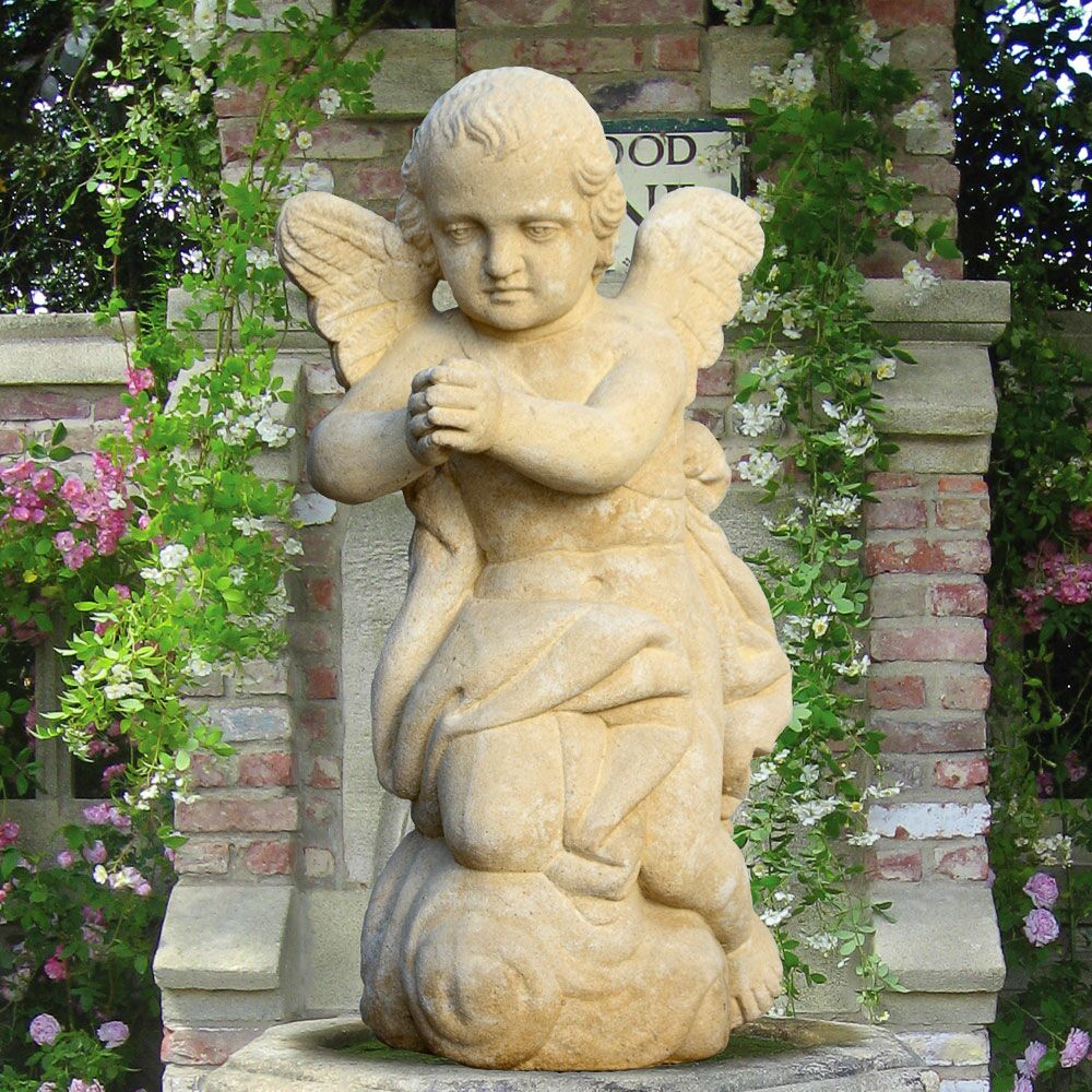  Betender Engel Steinskulptur - Camael