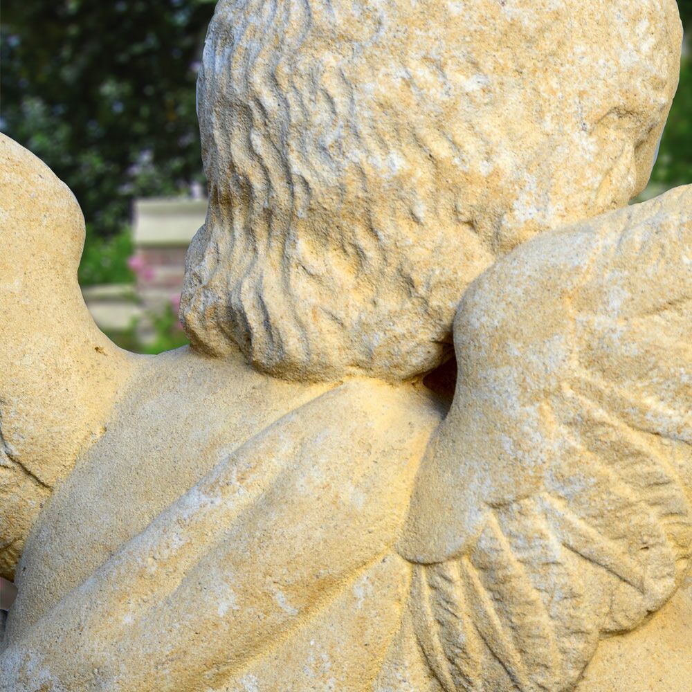  Betender Engel Steinskulptur - Camael