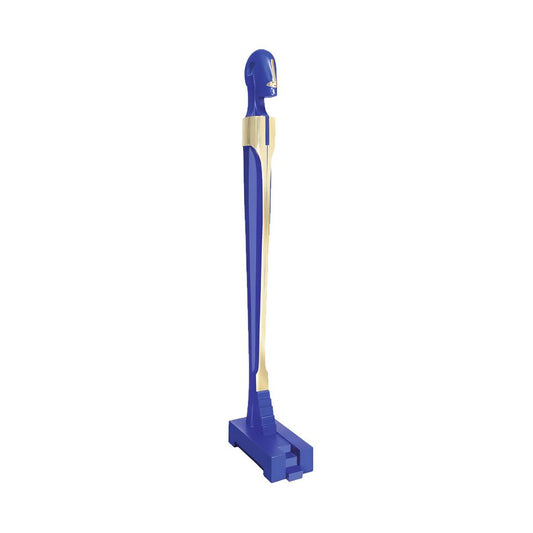  Blaue Bronzesäule Mit Kopf Und Goldapplikation - Idol