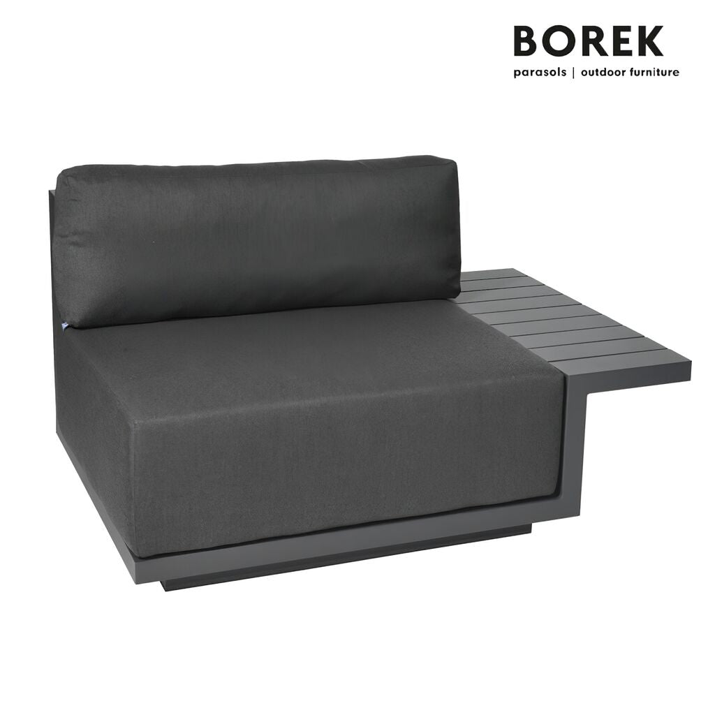  Borek Gartenlounge Set XXL - Aluminium - Modern - Gartensofa & Tisch - Murcia Gartenlounge