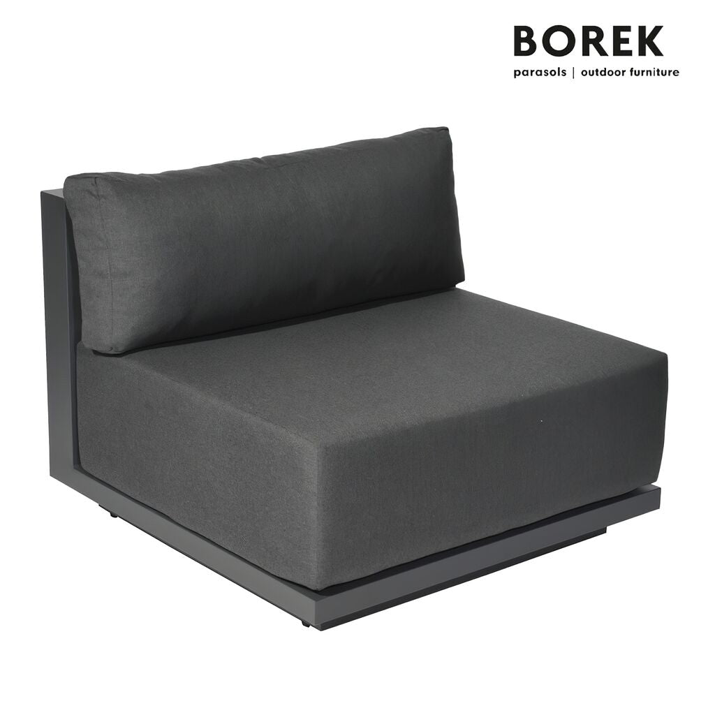  Borek Gartenlounge Set XXL - Aluminium - Modern - Gartensofa & Tisch - Murcia Gartenlounge