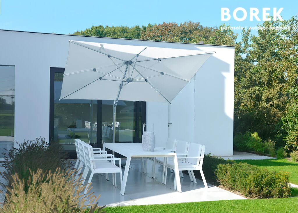  Borek Gartenstuhl Aus Aluminium - Modern - Weiß - Outdoor - Viking Stuhl