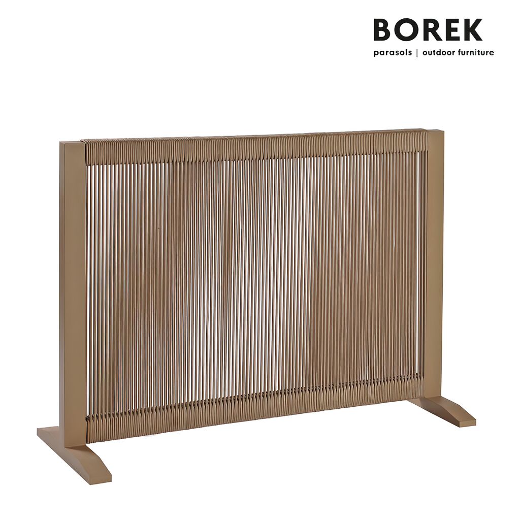  Borek Raumteiler - Aluminium - Beige - Modern - Paravent - Ponza Raumteiler