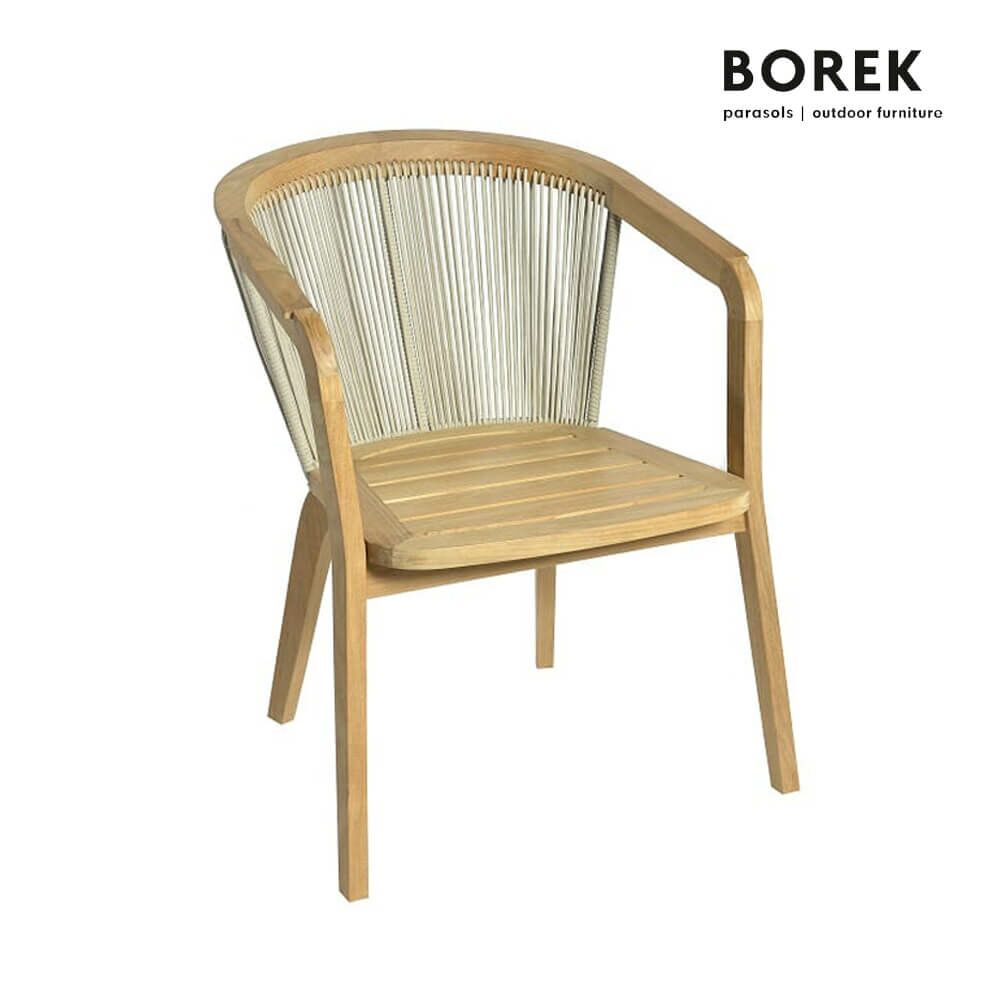  Borek Teakholz Sitzgruppe Mit Rope - 8-Sitzer - Sitzgruppe Chepri