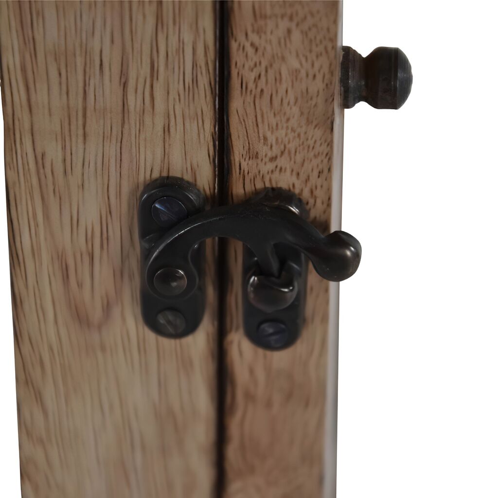  Braune Holzlaternen Mit Metalldach Und Kordel - Laterne Linus