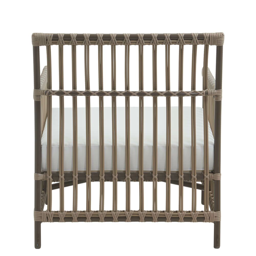  Brauner Outdoor Loungechair Aus Alu Rattan Für Die Sitzecke - Loungechair Caya