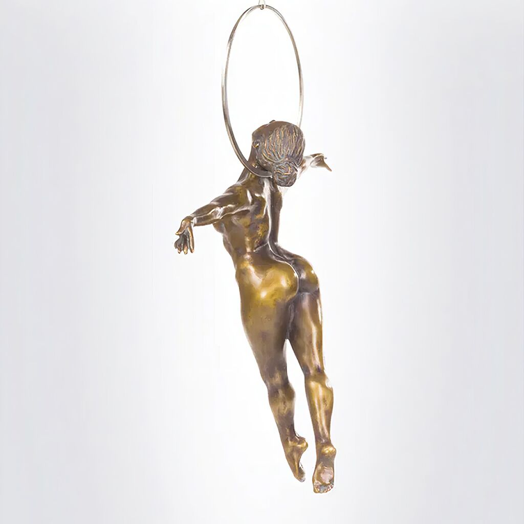  Bronze Aktskulptur Akrobatin In Der Luft - Limitiert - Ankaa