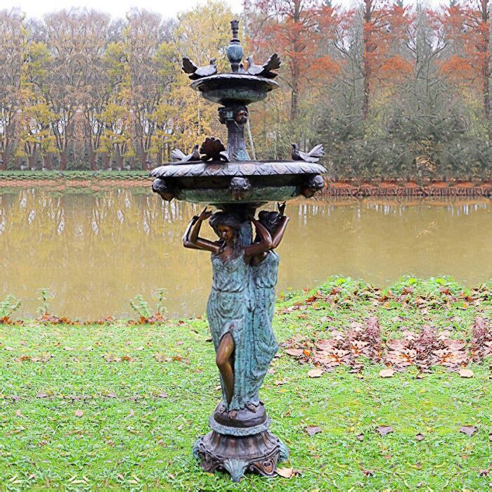  Bronze Kaskadenbrunnen Für Den Garten - Cascadia