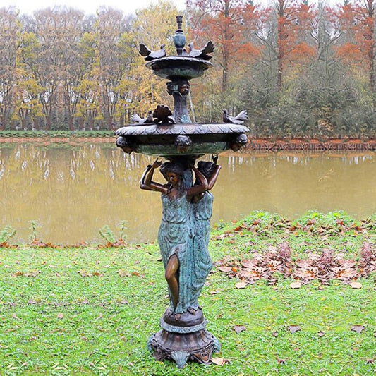  Bronze Kaskadenbrunnen Für Den Garten - Cascadia
