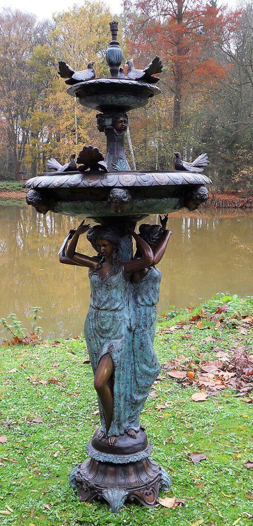  Bronze Kaskadenbrunnen Für Den Garten - Cascadia