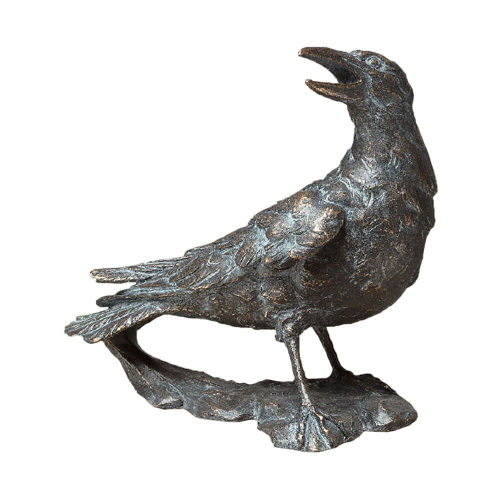  Bronze Rabenvogel Als Outdoor Dekoration - Rabe
