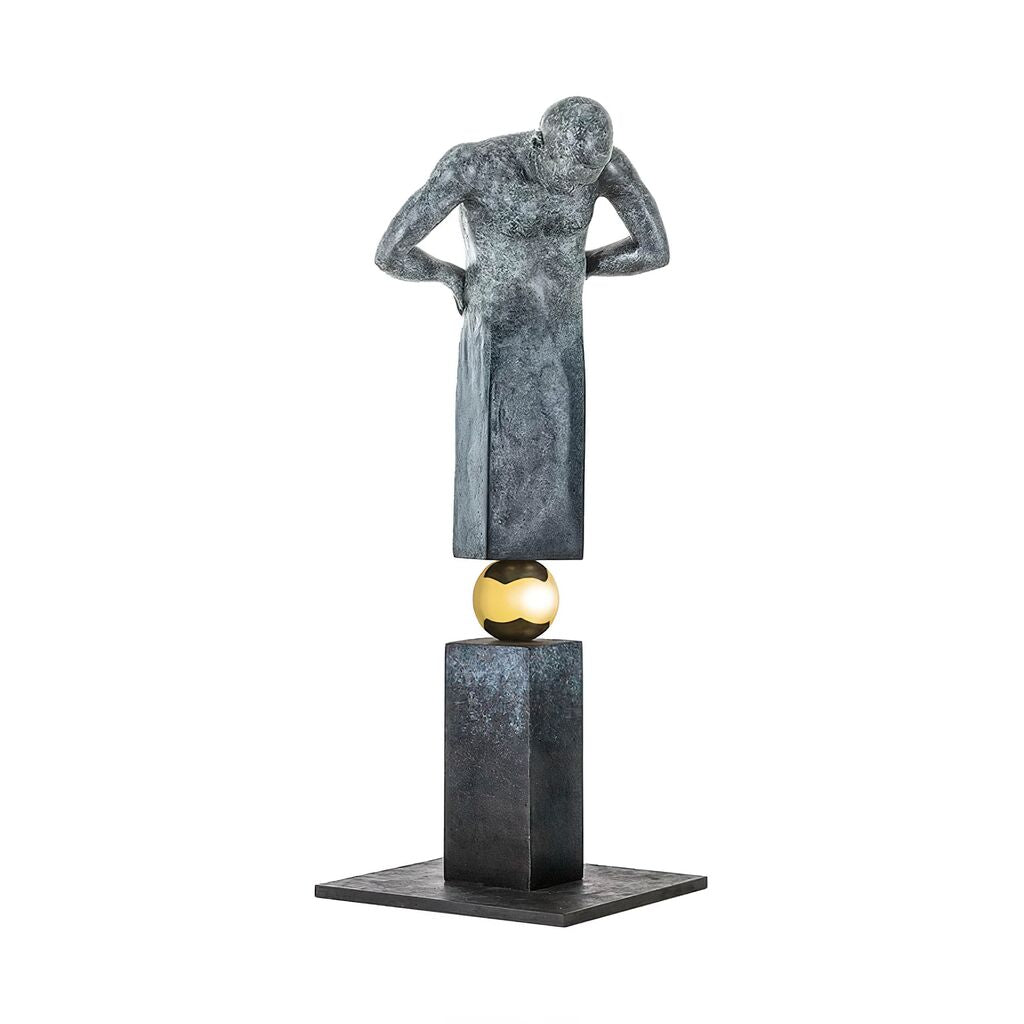  Bronzebüste Balance Aus Limitierter Künstleredition - That Is The Question