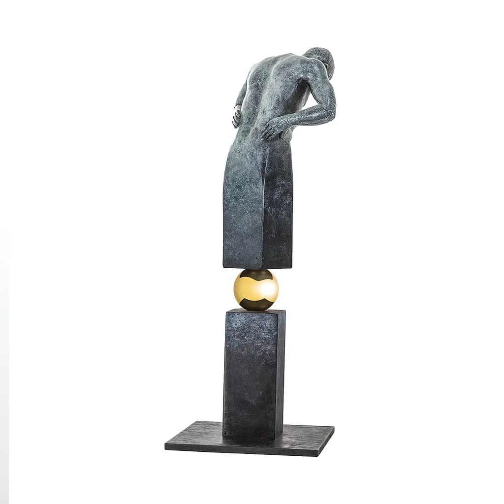  Bronzebüste Balance Aus Limitierter Künstleredition - That Is The Question