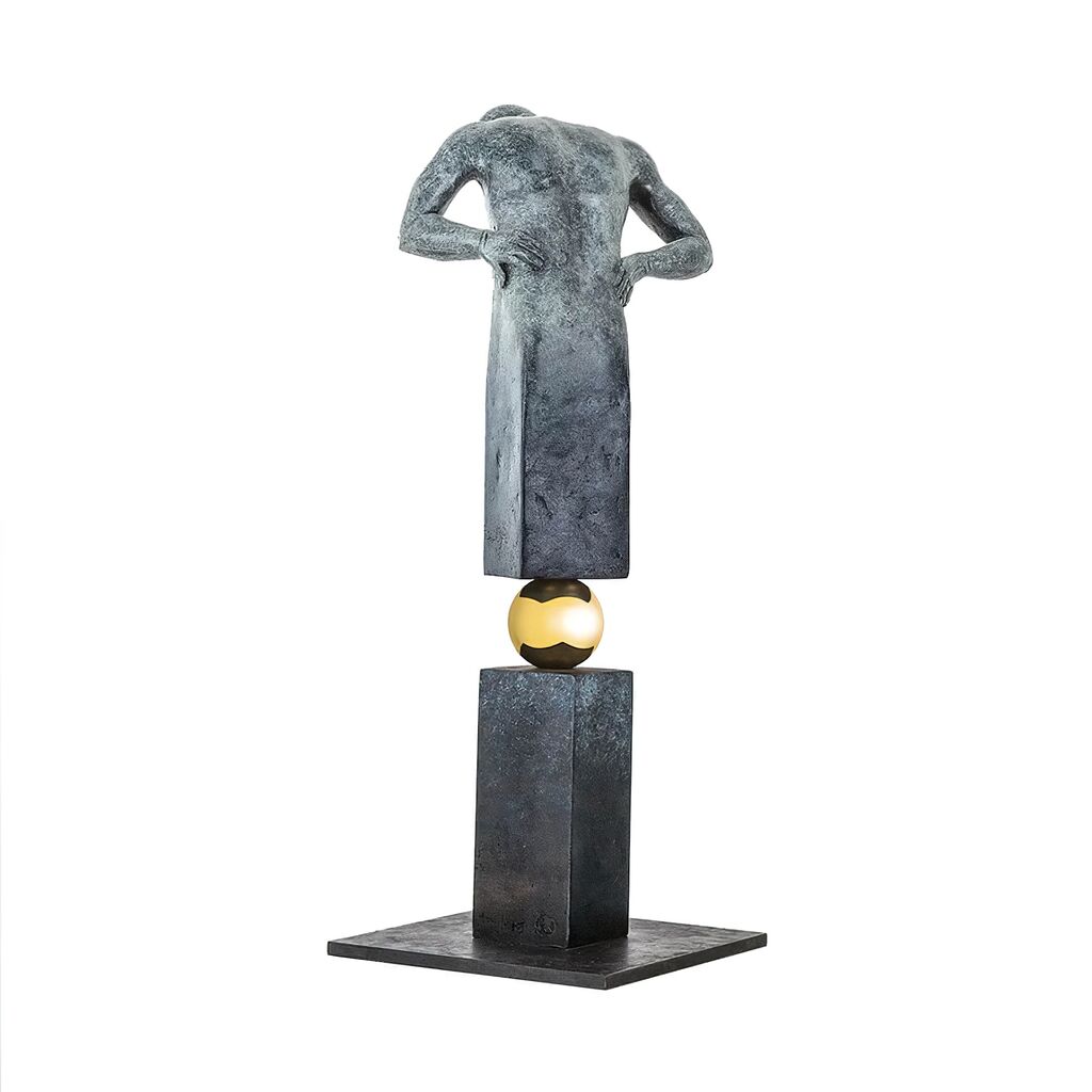  Bronzebüste Balance Aus Limitierter Künstleredition - That Is The Question