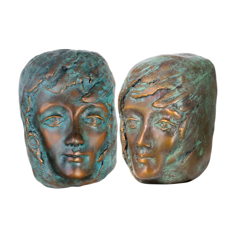  Bronzereliefs 2er Set Aus Limitierter Künstlerauflage - Set Wegbegleiter II